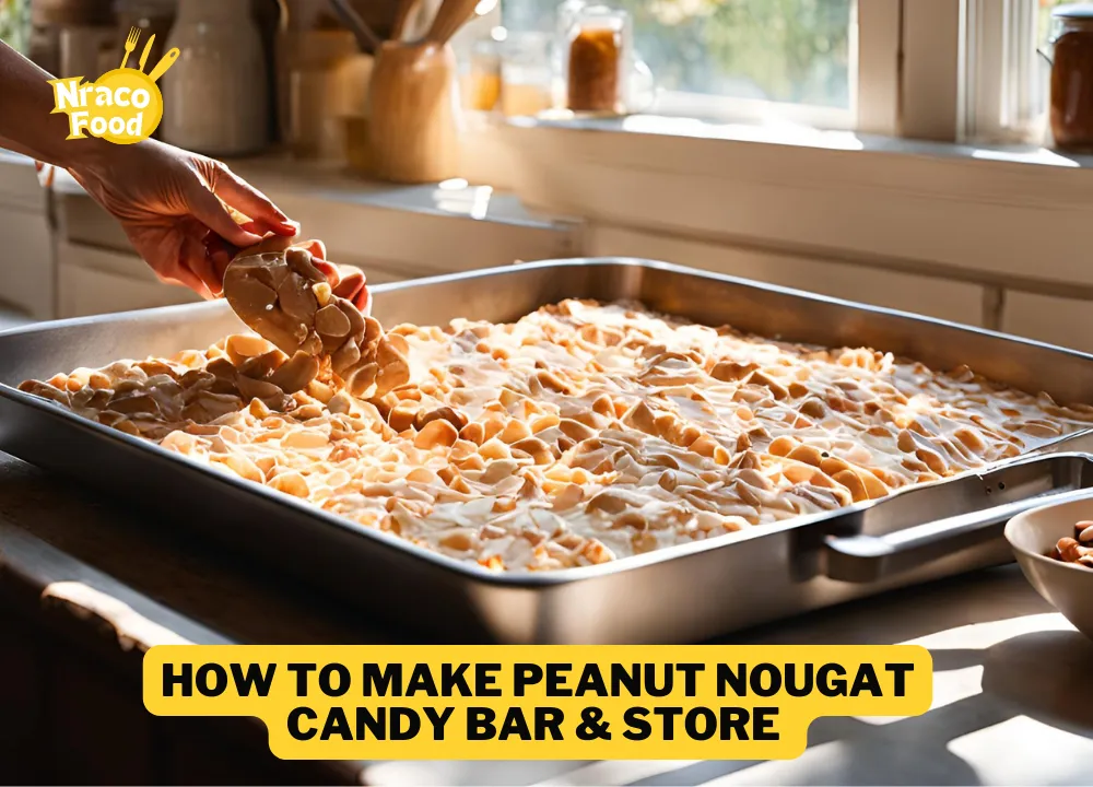 peanut nougat candy bar