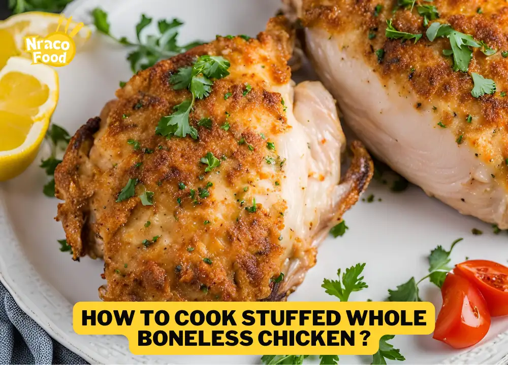 How To Cook Stuffed Whole Boneless Chicken ?