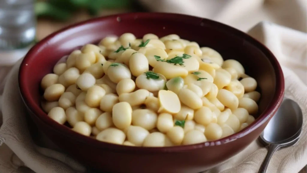 Ingredients for Creamy Butter Bean Recipe